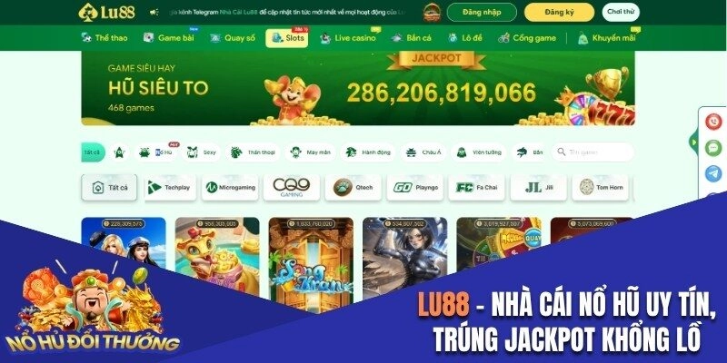 LU88 – Nhà Cái Nổ Hũ Uy Tín, Trúng Jackpot Khổng Lồ