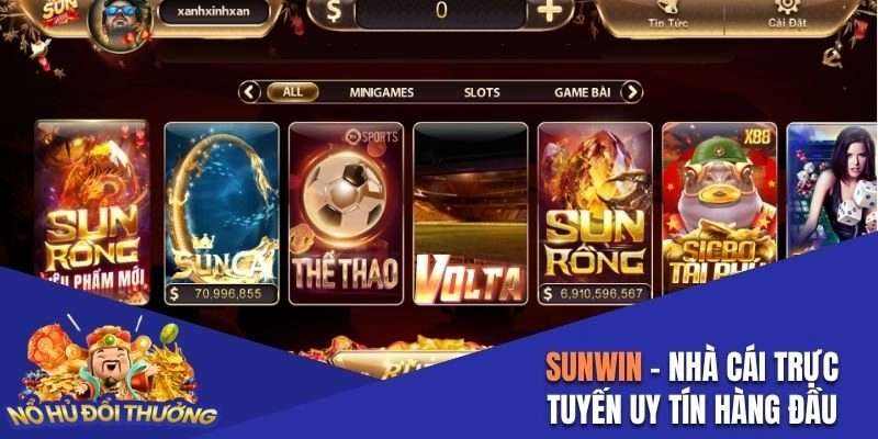 Sunwin – Nhà Cái Trực Tuyến Uy Tín Hàng Đầu Hiện Nay